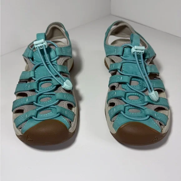 KEEN Astoria West Women’s Sz 7.5 Blue Glass Leather Hiking Shoes Waterproof - Picture 5 of 9